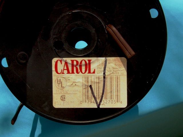 Carol 02303.R5.08 SPT-2 Lamp Cord 16/2 250 FT 300V, Brown