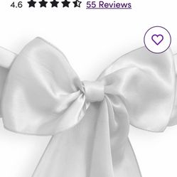 Satin Chair Bows 