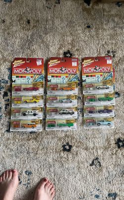 Johnny Lightning 12 Diecast Monopoly Set