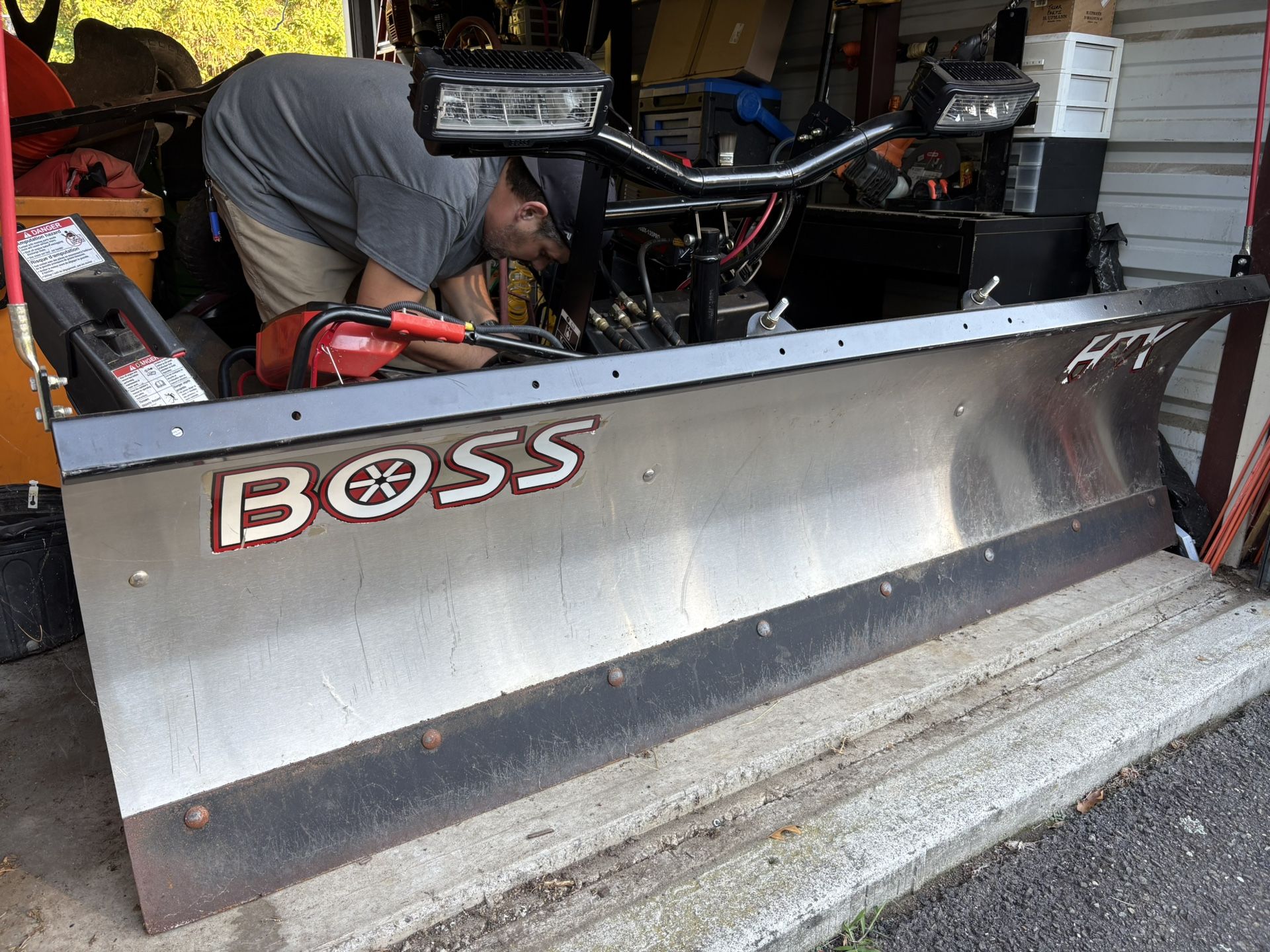 BOSS HTX 7’6” Straight Blade Plow