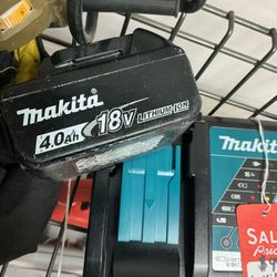 Makita 4Ah 18v Battery and Charger
