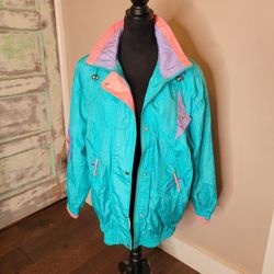 Vintage 80s Jacket Womens Small Totally 80s