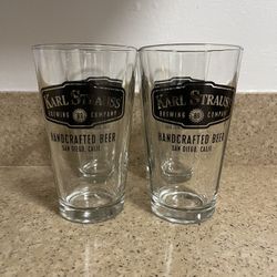 Karl Strauss Brewing Company Pint Glasses (set of 4)