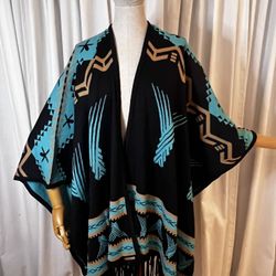 Shannigirl New With Tags Ethnic Poncho