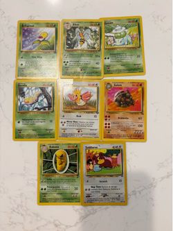 Pokémon lot of 8 cards