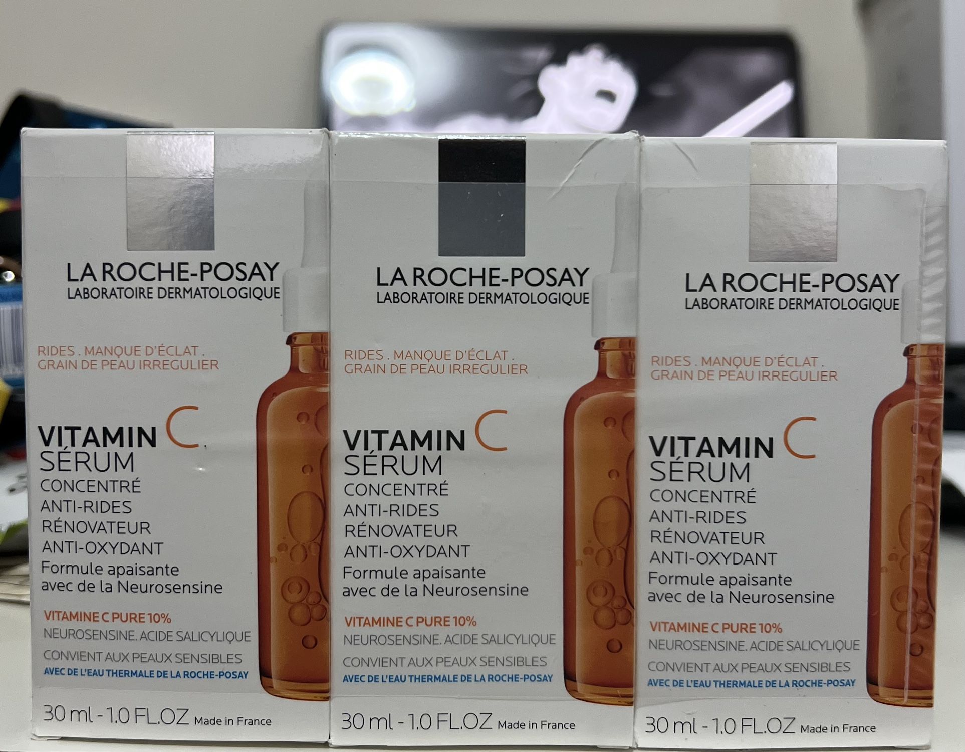 La Roche-Posay Pure Vitamin C Face Serum with Salicylic Acid for Sensitive Skin