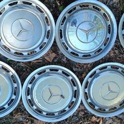 60s Mercedes Hubcaps 