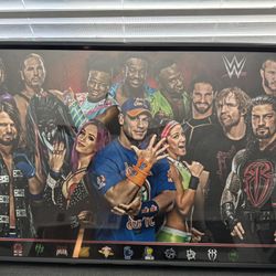 WWE Poster With Frame