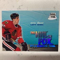 1995-96 SkyBox Impact NHL on Fox Eric Daze Chicago Blackhawks #17