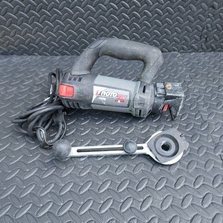 BOSCH ROTOZIP SPIRAL SAW CUTOUT TOOL ROUTER SYSTEM RZ5 &ATTACHMENTS
