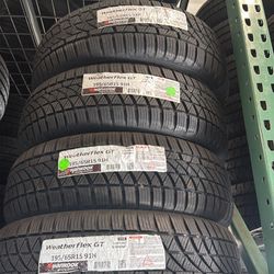 195/65R15 HANKOOK ( 4 NEW TIRES ) INSTALLED AND BALANCE