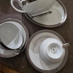 Vintage Porcelain Tea Cup Set 