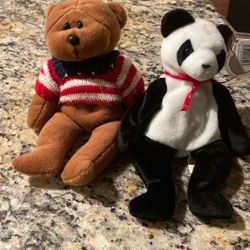 New With Tags TY Beanie Bears 