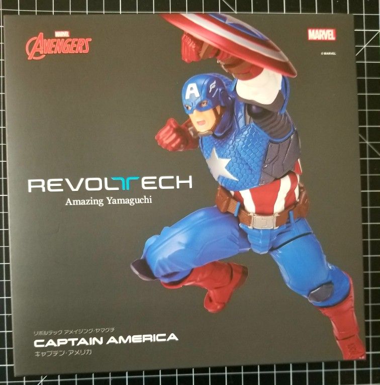 REVOLTECH Amazing Yamaguchi CAPTAIN AMERICA MARVEL AVENGERS KAIYODO