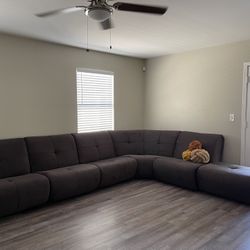 Gray Sectional Couch 