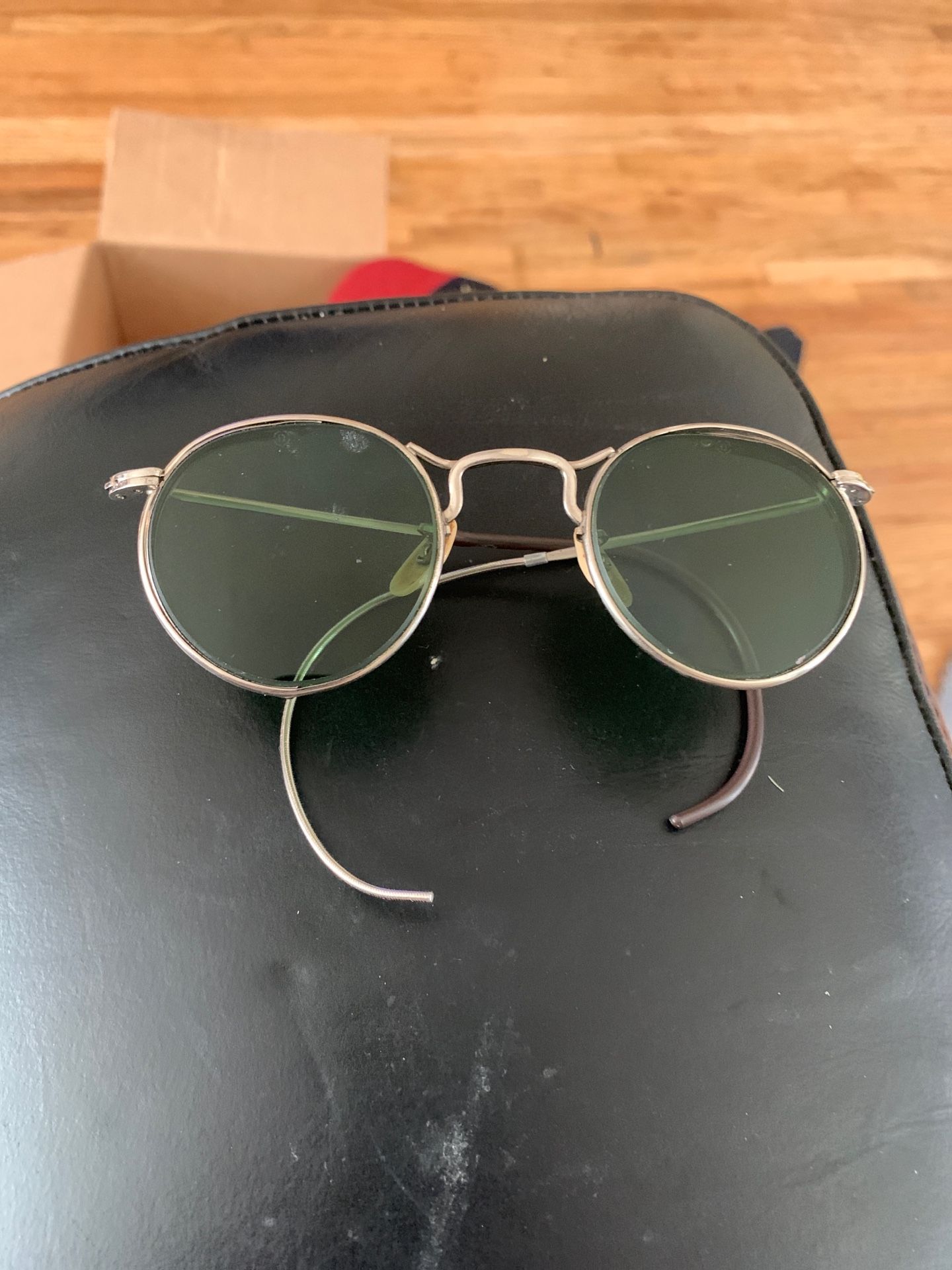 Old school welding glasses