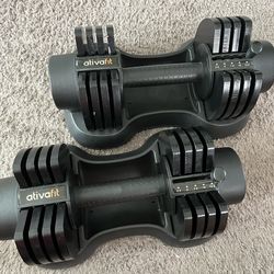 Ativafit adjustable dumbbells