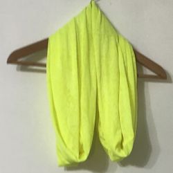 Elegant yellow Scarf double skirts. One size