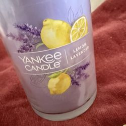 Yankee Candle Lemon Lavender . Large . New
