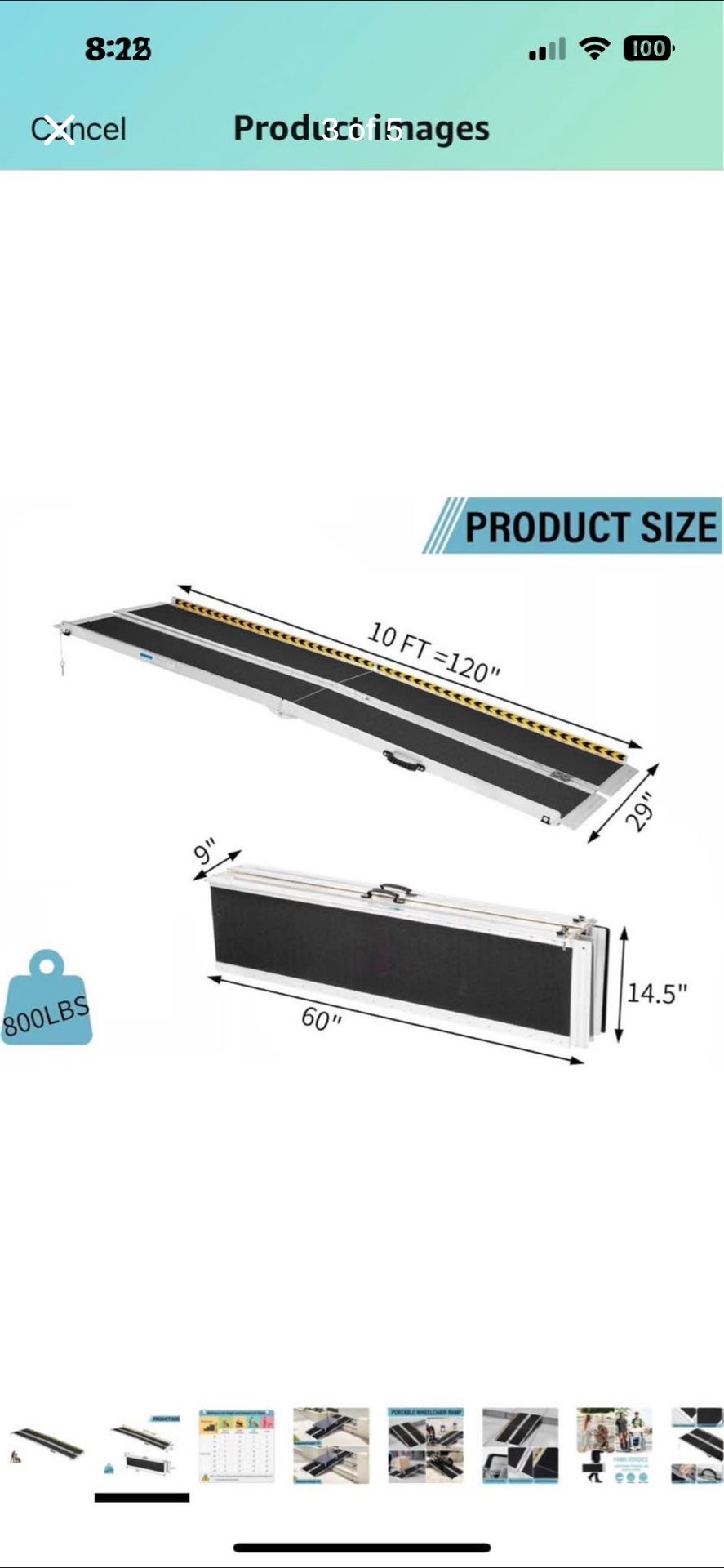 10 Foot Wheelchair Ramp 