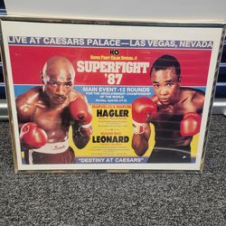 Boxing poster