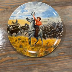 Authentic “Oklahoma” Collectors Plate, 1986 Limited Edition 