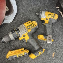 Dewalt 20v Taladros Y Una Bateria $100 Firme Precio 