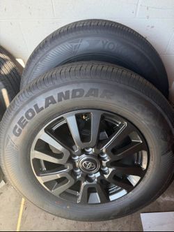 2026 Toyota Land Cruiser OEM Wheels & Tires – Like New (Tacoma, 4Runner, Tundra, Sequoia, or Lexus)