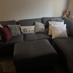 Couch and Ottoman 