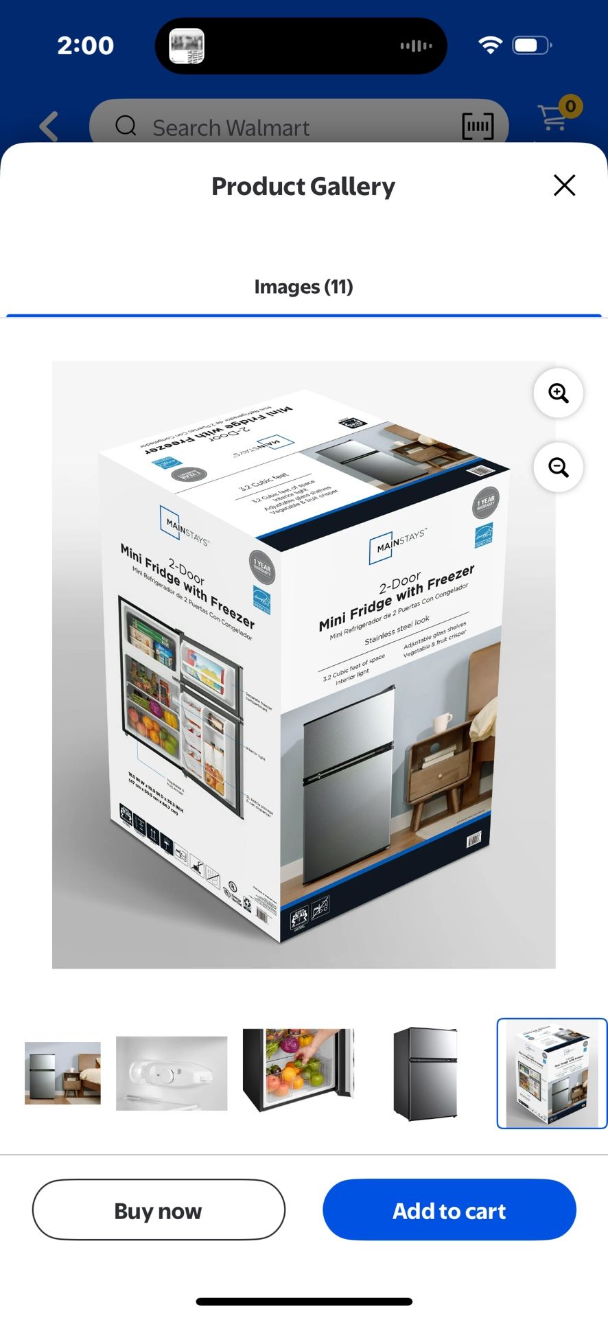 Mini Fridge And Freezer 