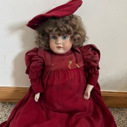 Vintage Porcelain Doll