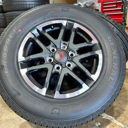 4x 18" Toyota Tacoma TRD OEM wheels rims 2024 2025 GENERAL Tires 265/65/18