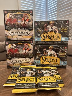 2020 Panini Prizm Select Mega Football NFL Cards