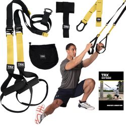 TRX All-in-One Suspension Training System for Weight Training, Cardio, Cross-Training & Resistance Training, Full-Body Workouts for Home, Travel, and 