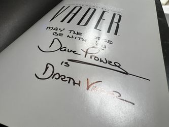 Darth Vader Original Signature - Dave Prowse