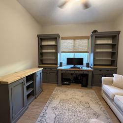 Custom Hand Made Rustic Office Furniture