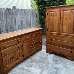 Dresser  And Armoire 
