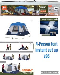 4 Person Instant Tents