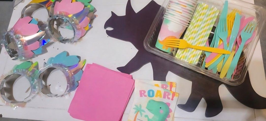 Girl Dinosaur Birthday Decorations