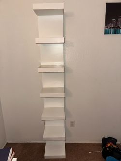 White wall shelf unit $30 OBO