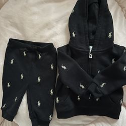 Ralph Lauren Black & Gold Baby Matching Set