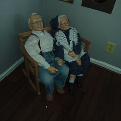 Antique Grandpa and Grandma