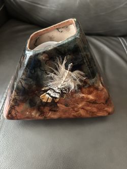 Horsehair Pottery Vase