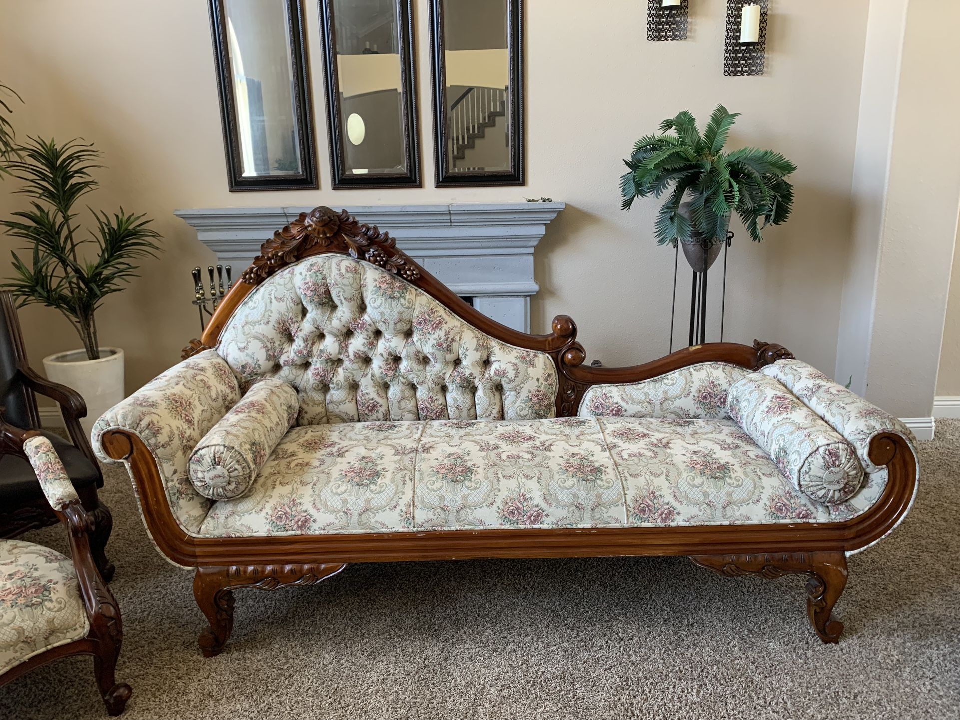 Victorian style Chairs And Lounge couch 
