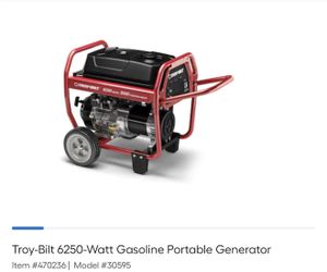 Troy Bilt Generator