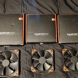 3 Noctua PC case Fans High Power Industrial 