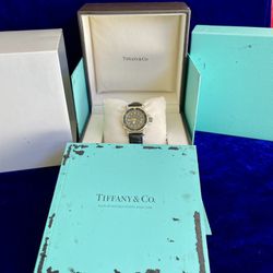 Tiffany & Co Vintage Diver Watch L0720 SS/18KY Super Mint 4 Year Warranty Box