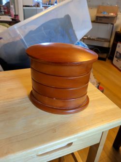 Lovely wood expanding jewelry or curiosity box