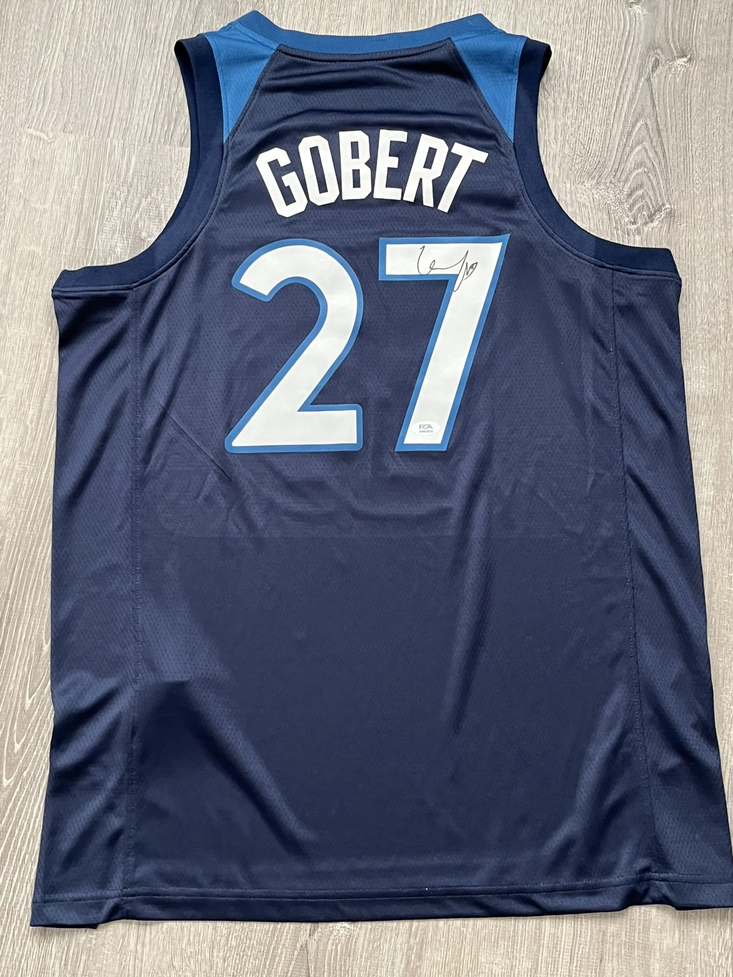 Rudy Gobert Minnesota Timberwolves Signed Jersey JSA COA 