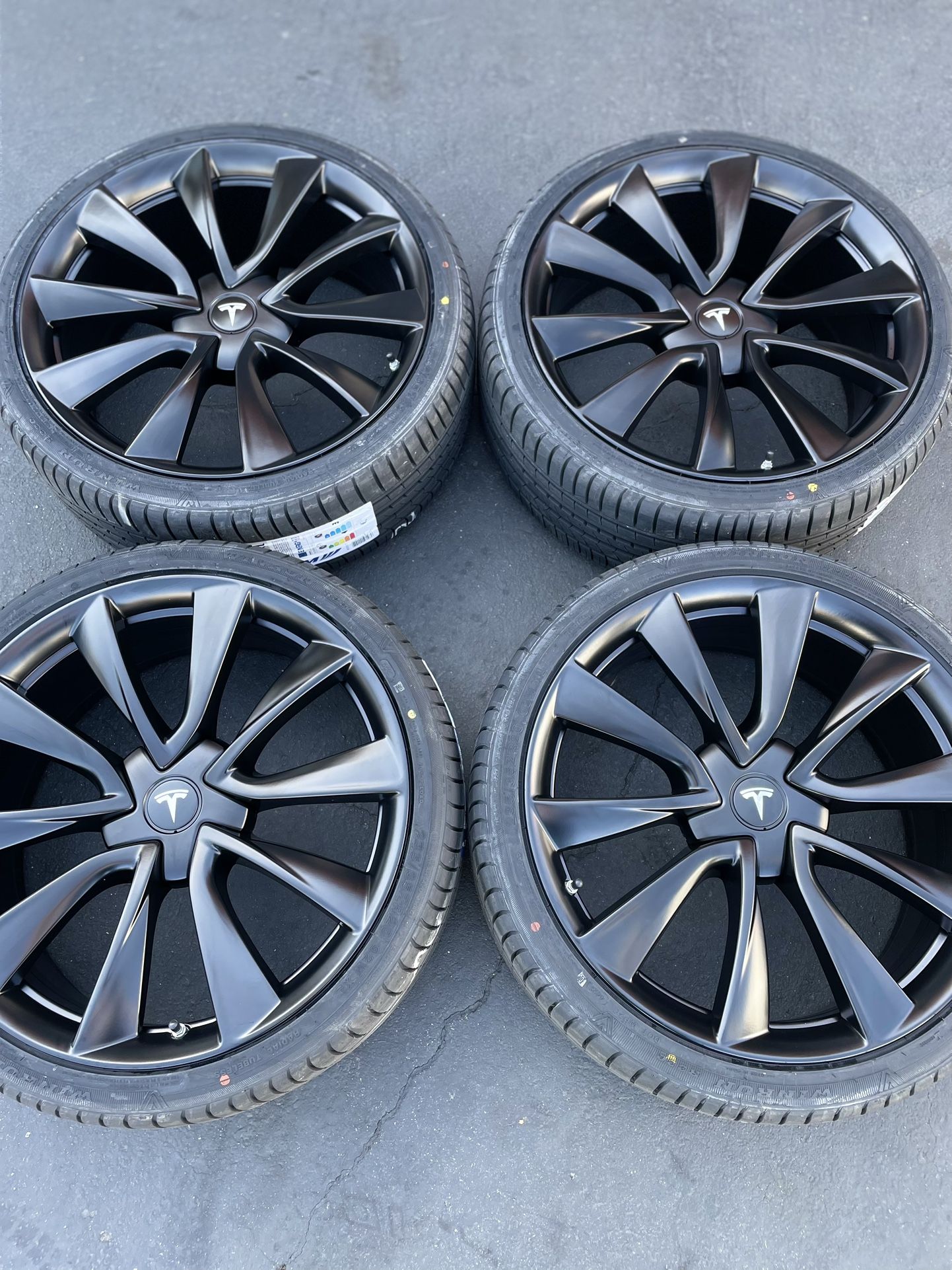 20” Oem Tesla Model 3 Factory Wheels 20 Inch Satin Black Rims Tesla 3